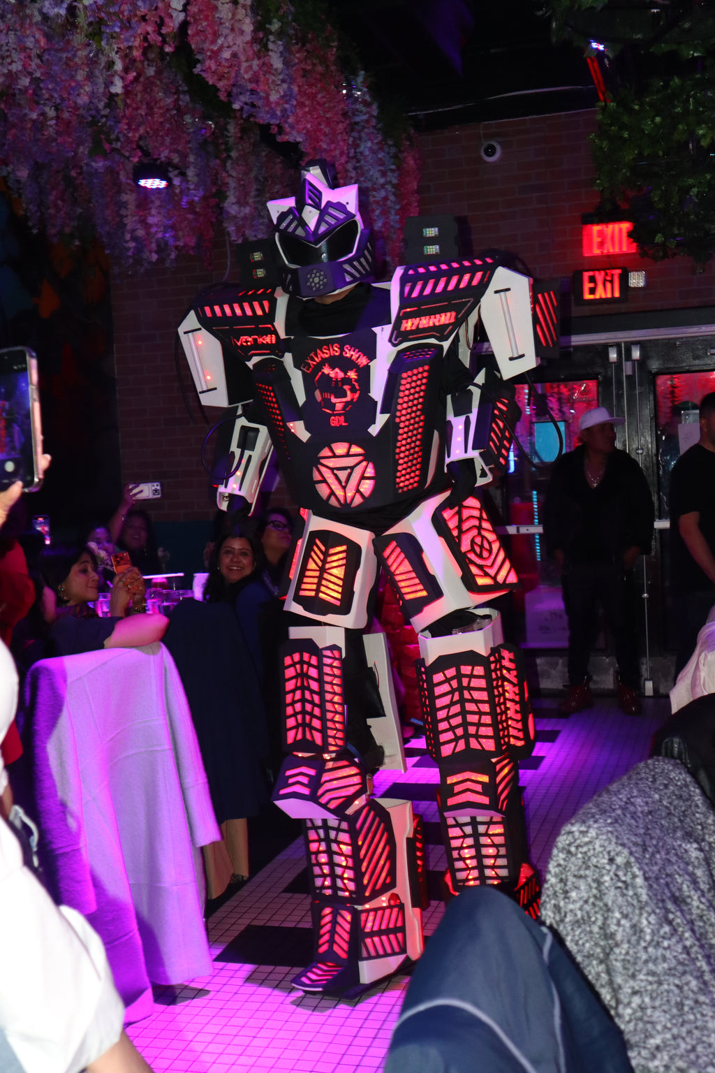 Rent Our Led Party Robot