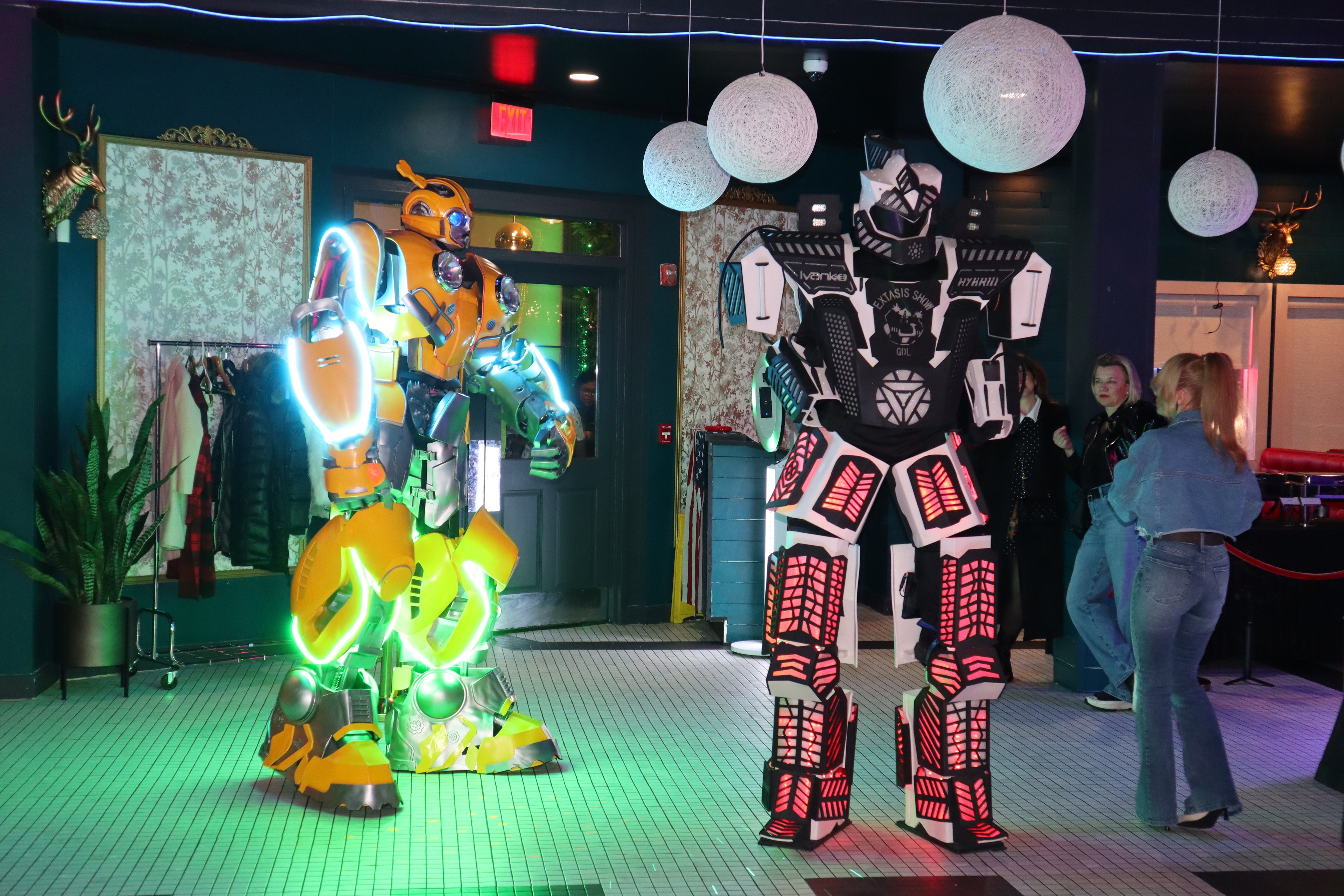 Rent Our Led Party Robot