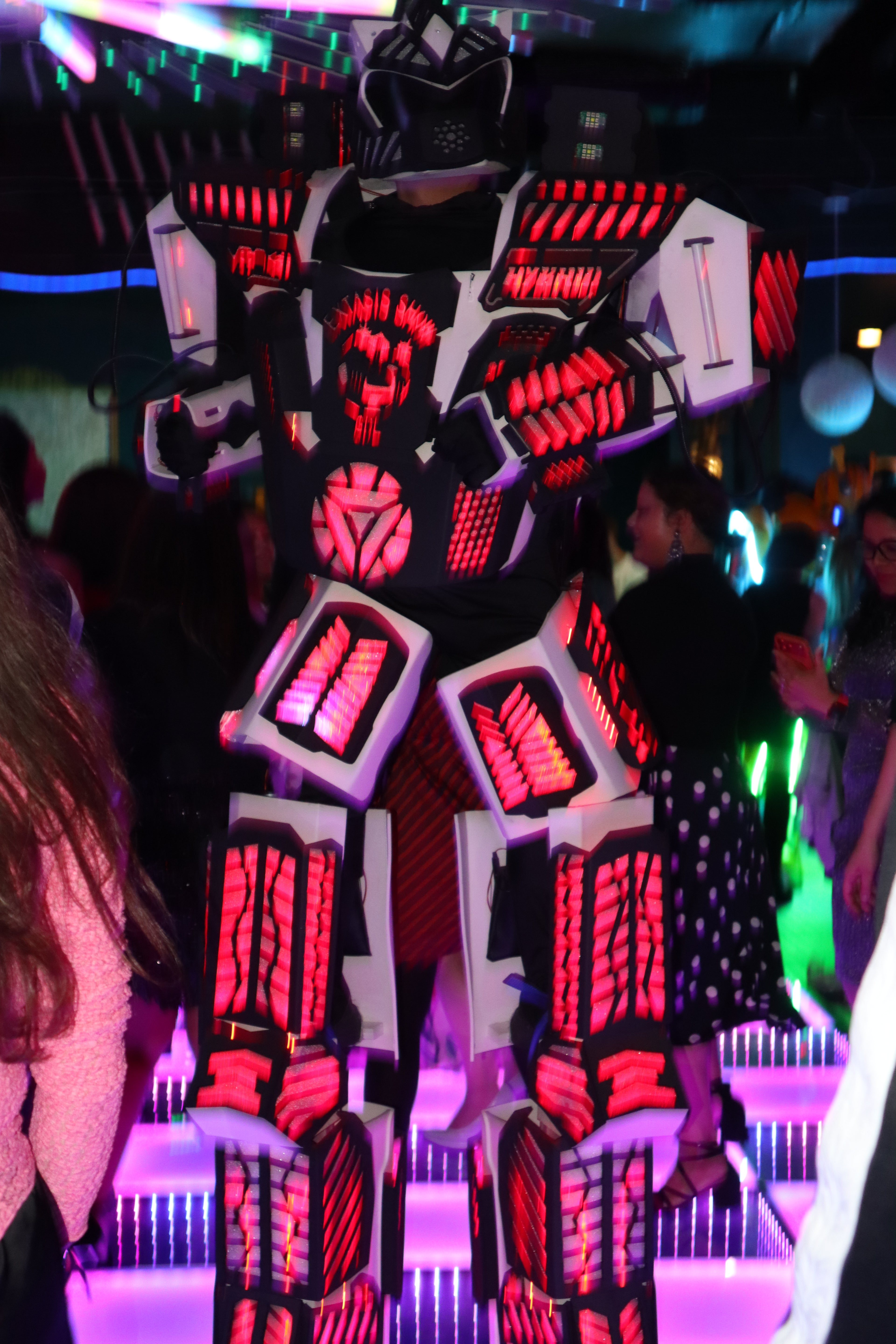 Rent Our Led Party Robot