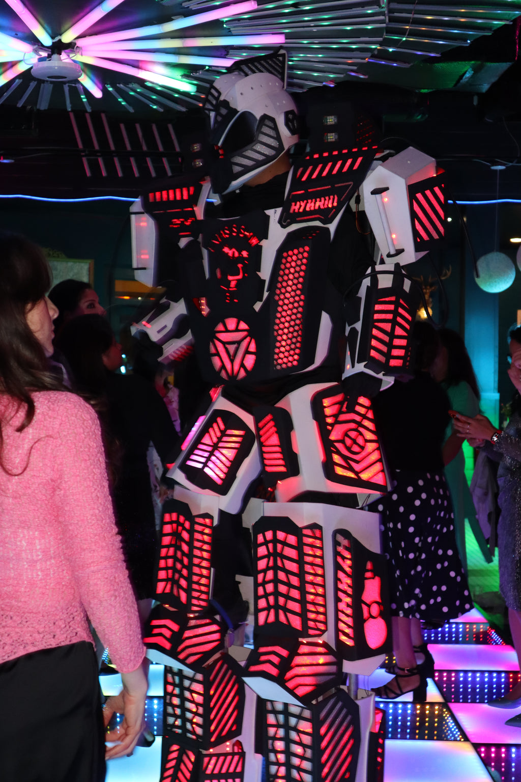 Rent Our Led Party Robot