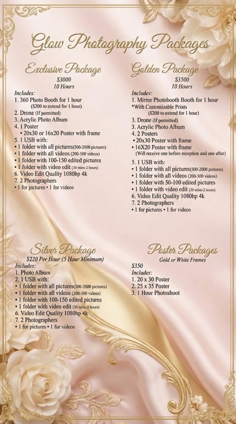 Photography Packages