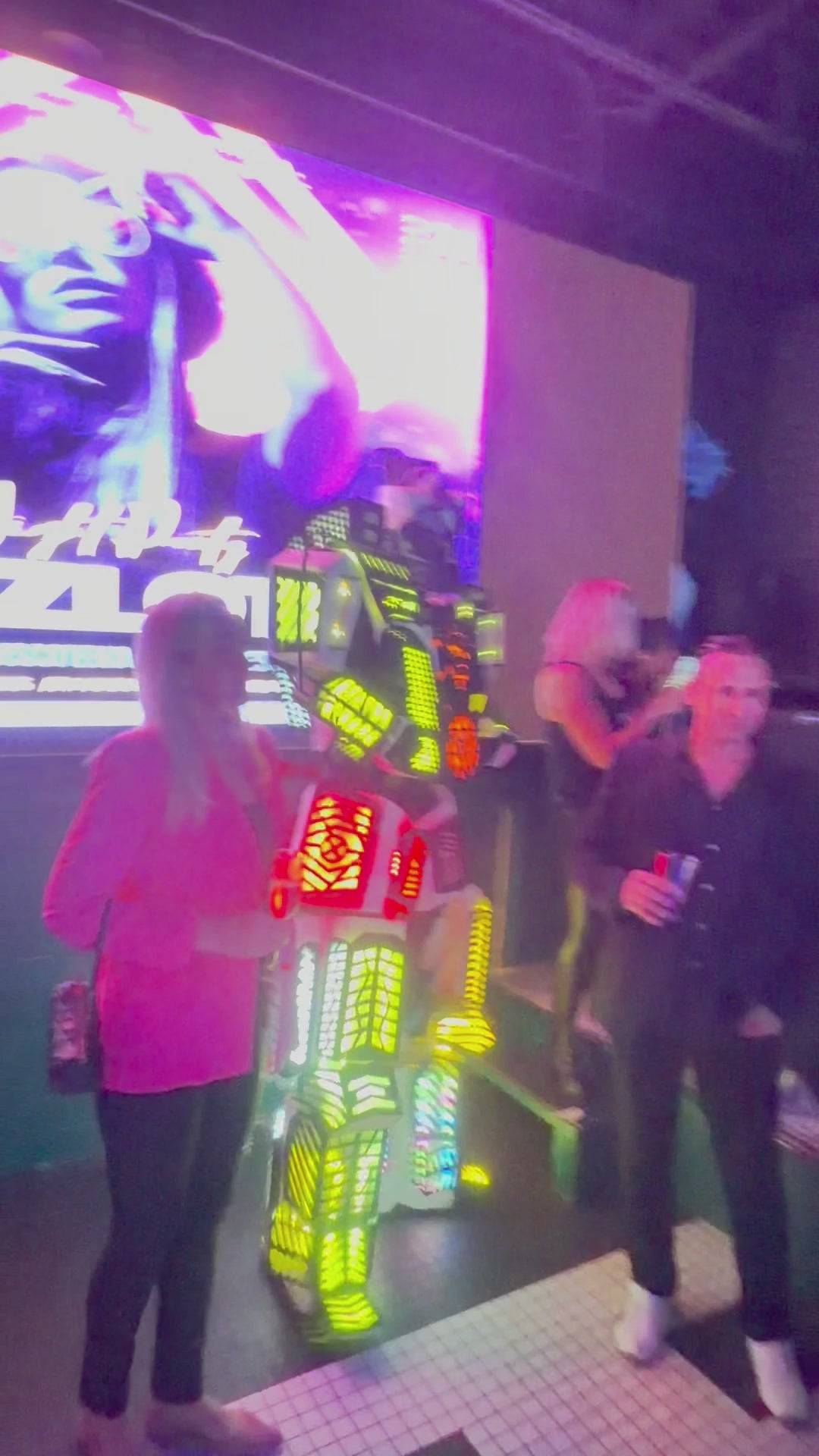 Rent Our Led Party Robot